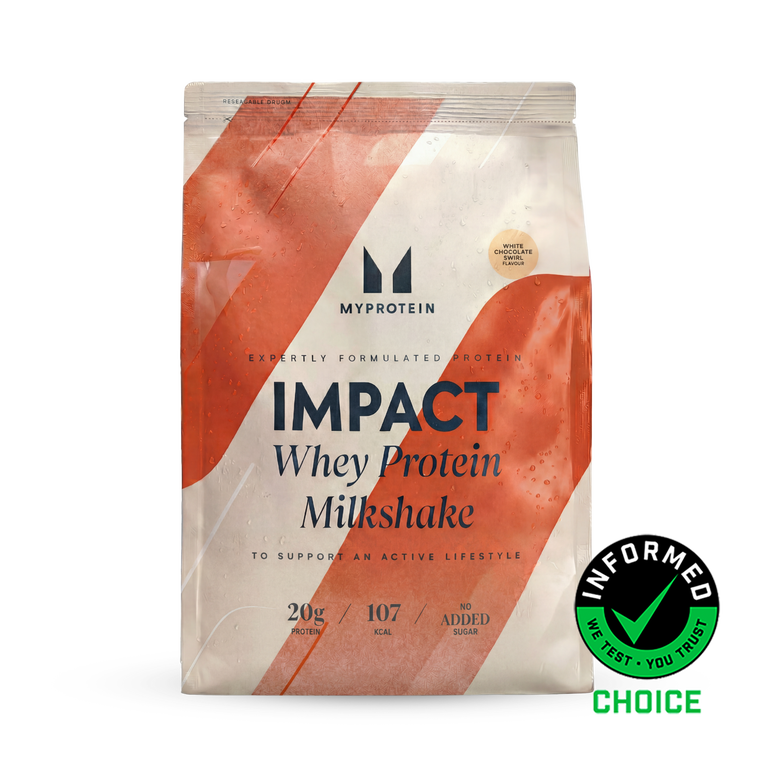 Impact Whey Protein Milkshake - 435G - 15servings - White Chocolate Swirl