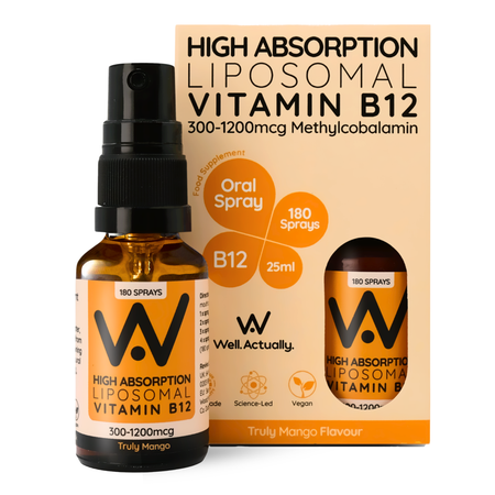 Well.Actually. Liposomal Vitamin B12 - 200 Sprays - Very Berry