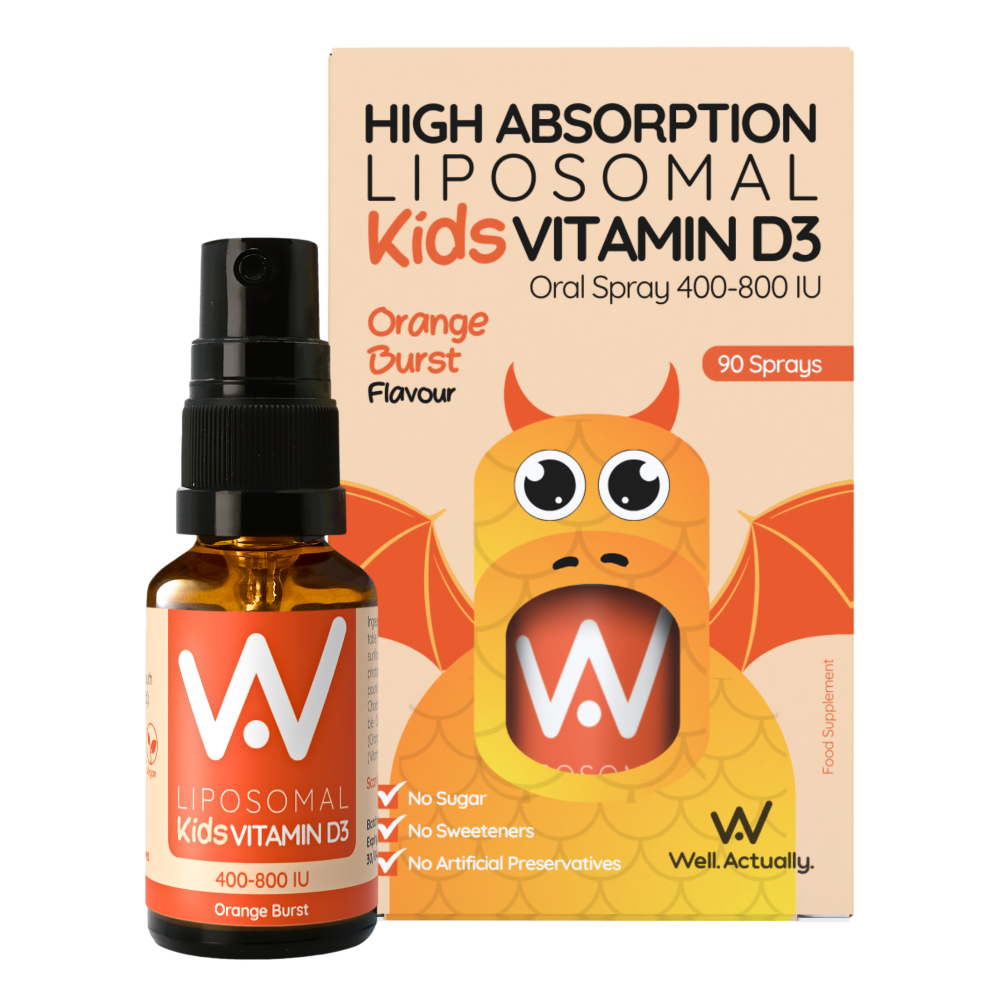 Well.Actually. Liposomal Kids Vitamin D Spray