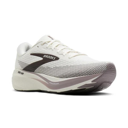 Brooks Men's Ghost Amp- Coconut/Purple Dove/Raisin