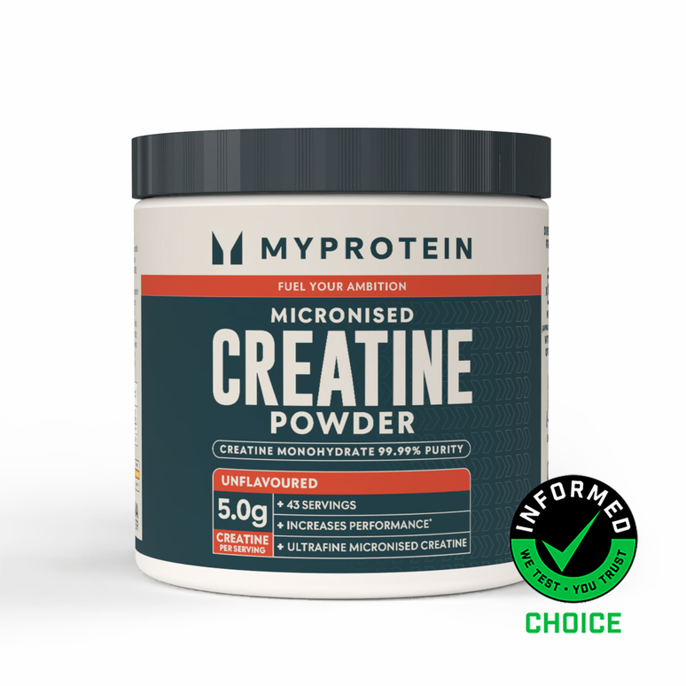 Micronised Creatine Powder - 250g - 43servings - Unflavoured