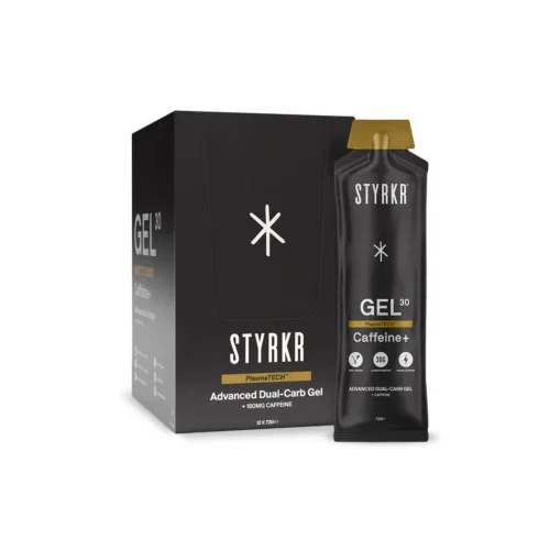 STYRKR GEL30 Caffeine Dual-Carb Energy Gel - 12 x 60ml