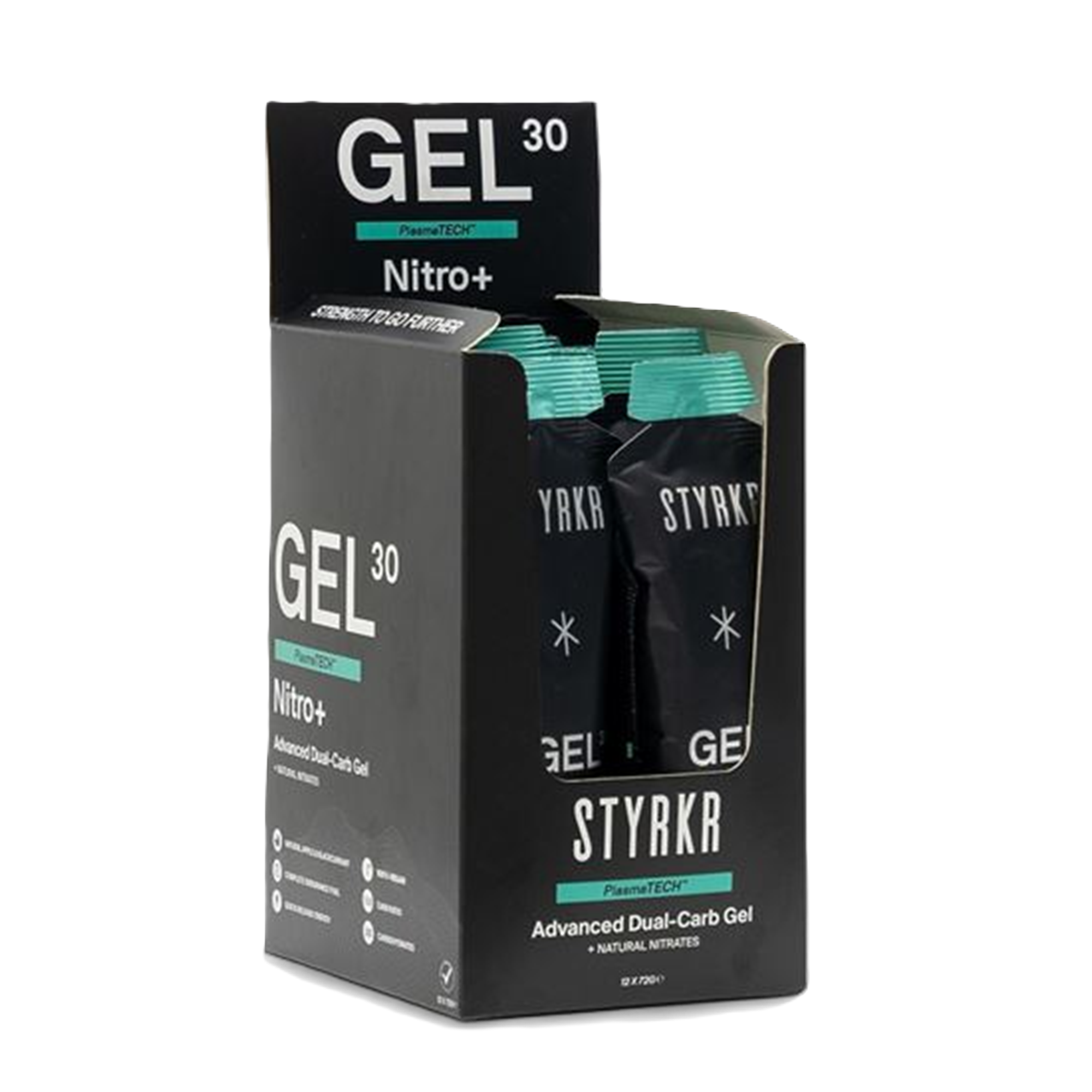 STYRKR GEL30 Nitro Dual-Carb Energy Gel