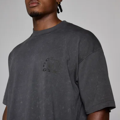 MP X Gold's Men's Washed Graphic Oversized T-Shirt - Washed Coal - M Image 6
