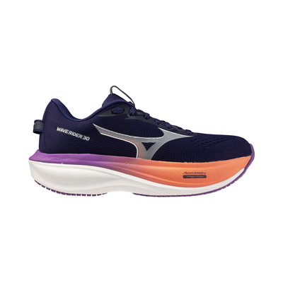 Mizuno Women's Wave Rider 30 - Rhodonite/White/Firecracker - UK 7 Image 6