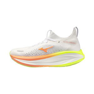 Mizuno Women's Neo Vista 3 - White/Flamingo Coral/Lime Pulp - Size UK 4