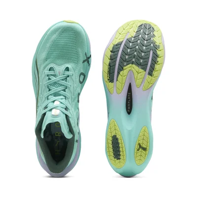 PUMA X HYROX Men's Deviate Nitro 4 Trainers - Intense Mint/Light Lavender - UK 7 Image 6