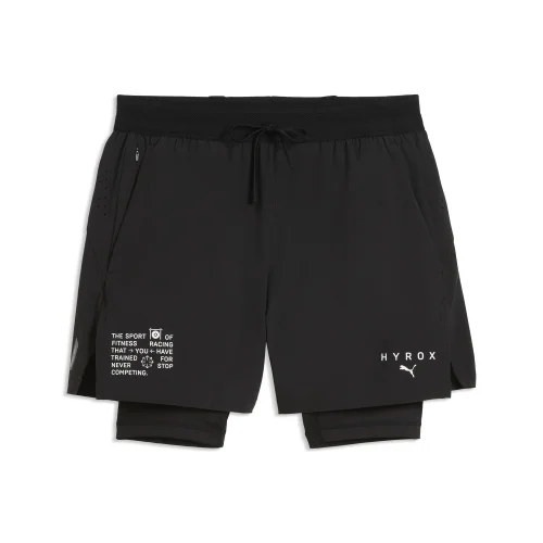 PUMA X HYROX Men's 2In1 Powermode Short - Puma Black