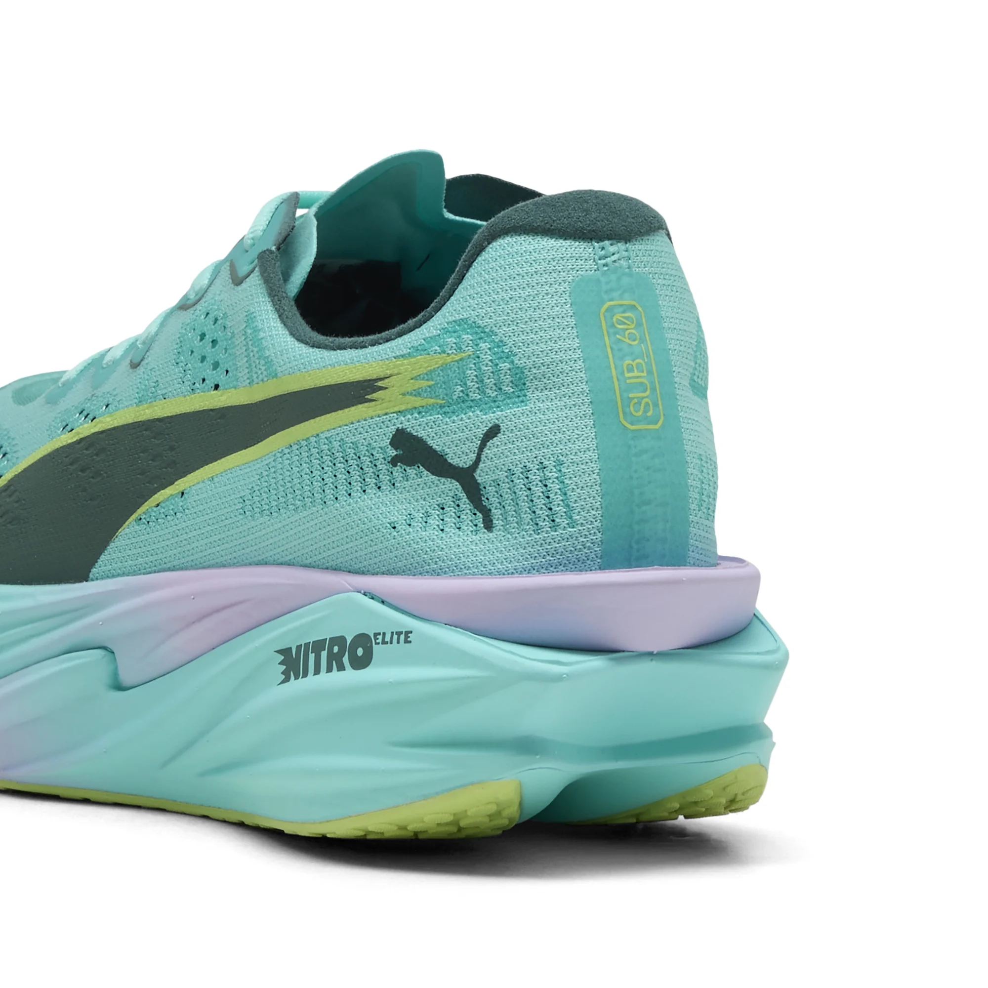 PUMA X HYROX Women's Deviate Nitro Elite 4 Trainers - Intense Mint/Light Lavender - UK 8 Image 2