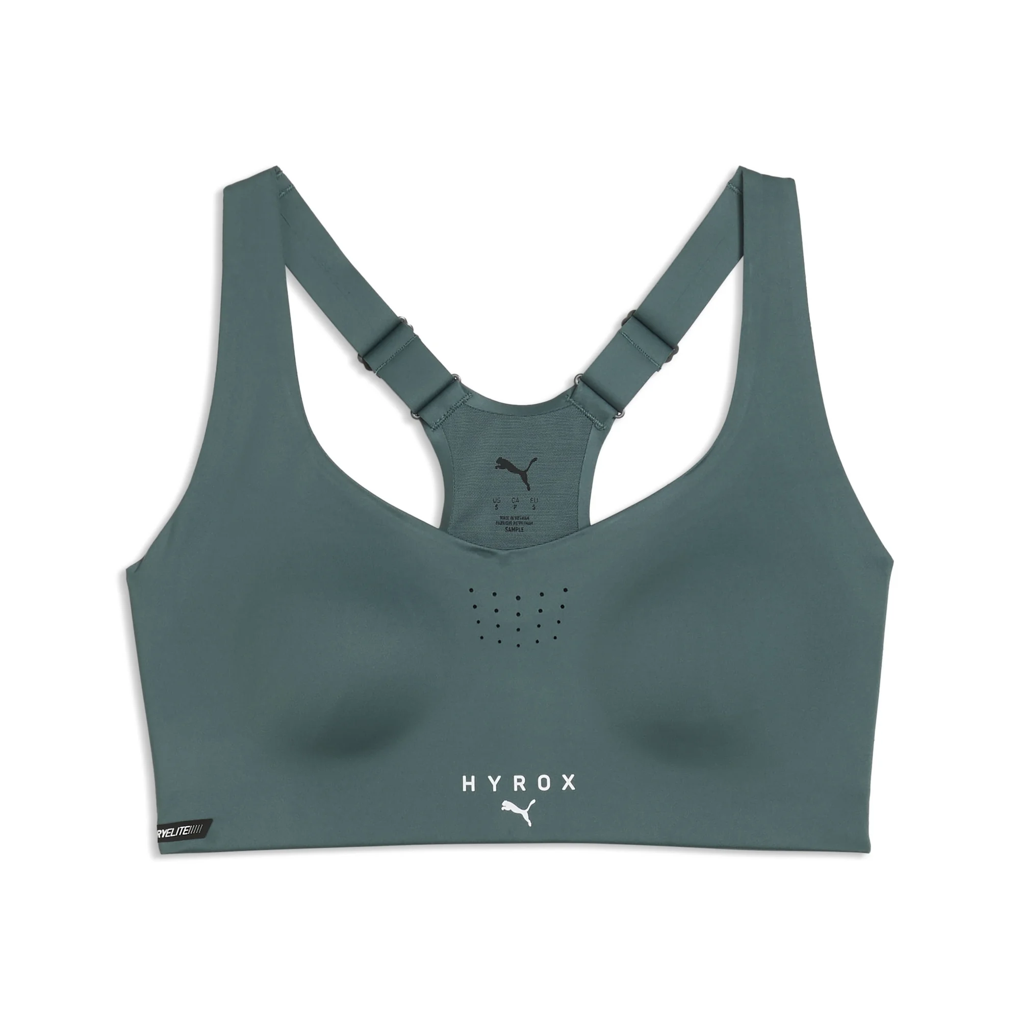 PUMA X HYROX Women's Powermode Bra - Herb Garden - XS Image 1