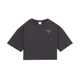 PUMA X HYROX Women's World Cropped Tee - Flat Dark Gray