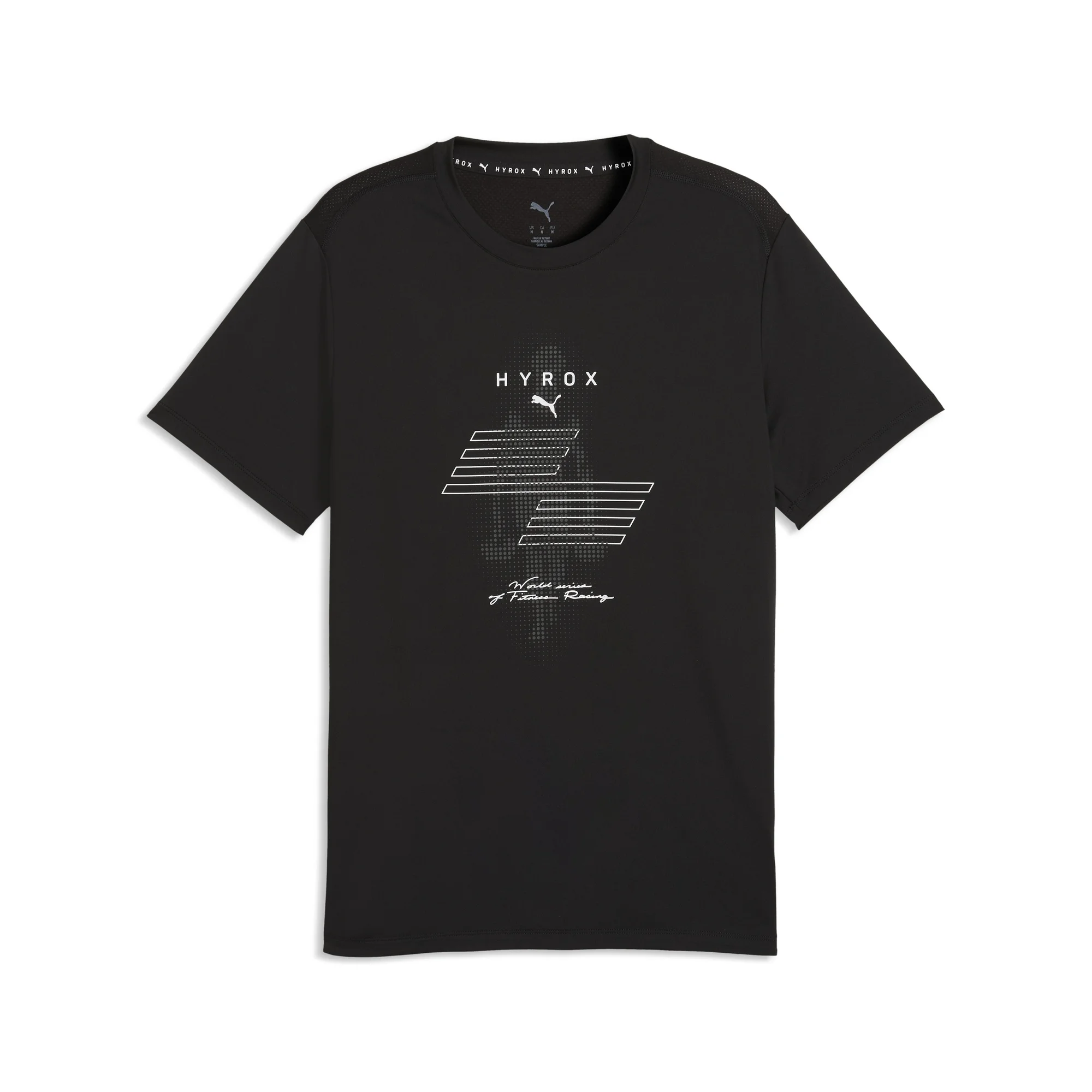 PUMA X HYROX Men's Cloudspun Thermoadapt Tee - Puma Black - S Image 1