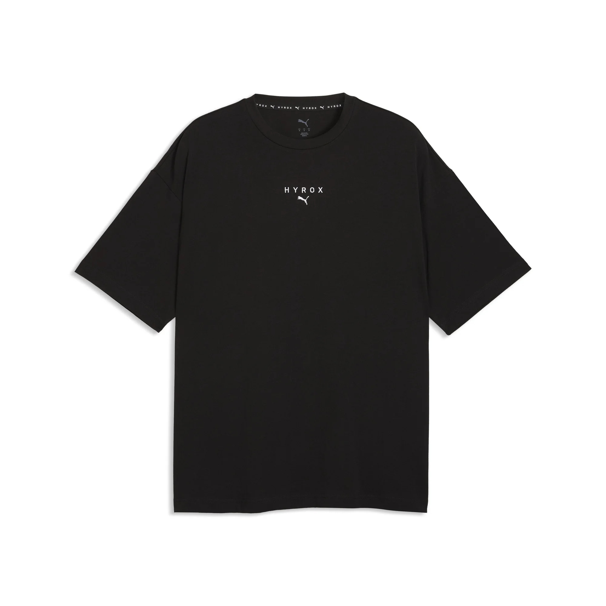 PUMA X HYROX Men's Lifestyle Tee - Puma Black - XL Image 1