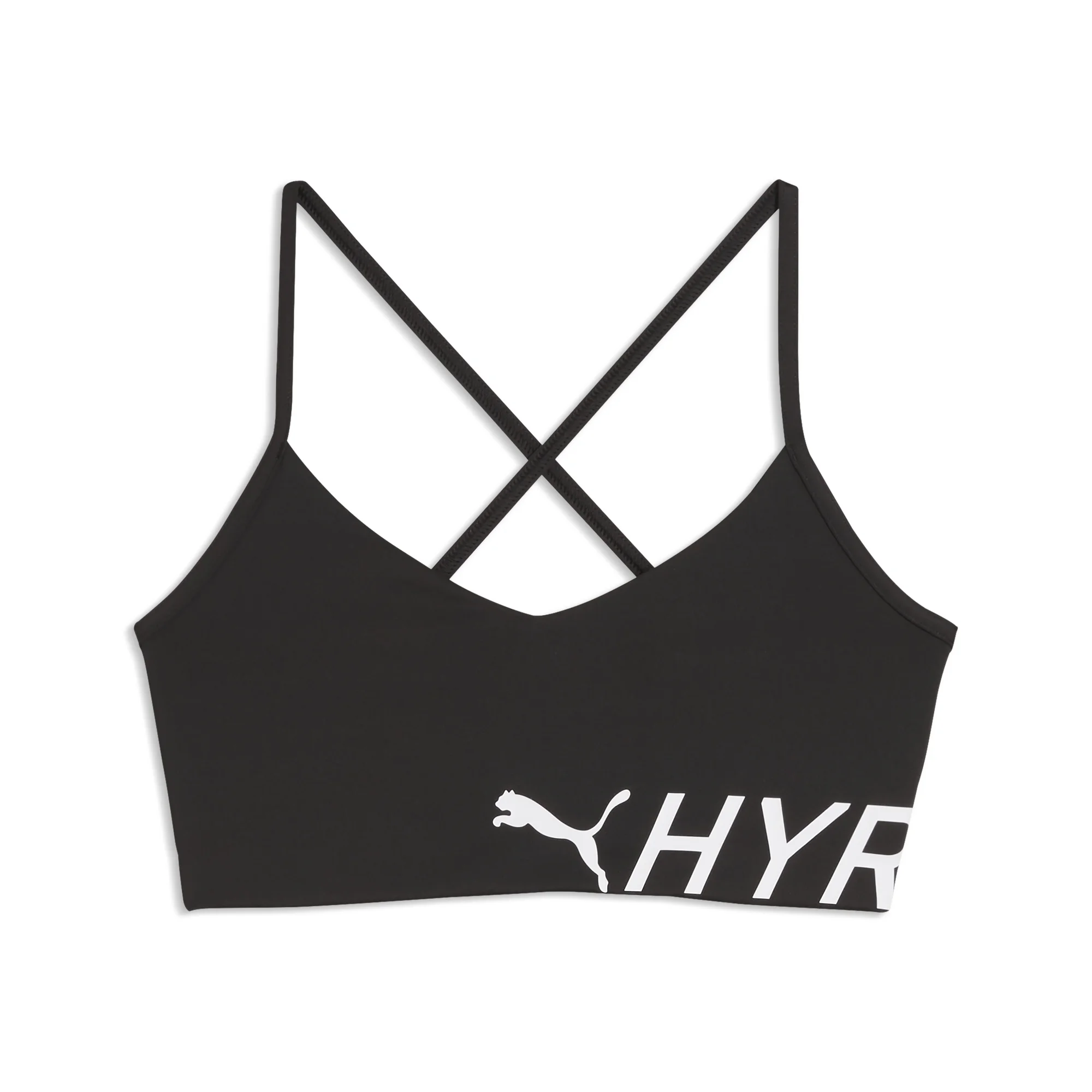 PUMA X HYROX Women's Strappy Powermode Bra - Puma Black - S Image 1