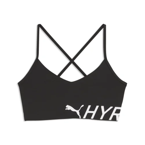 PUMA X HYROX Women's Strappy Powermode Bra - Puma Black