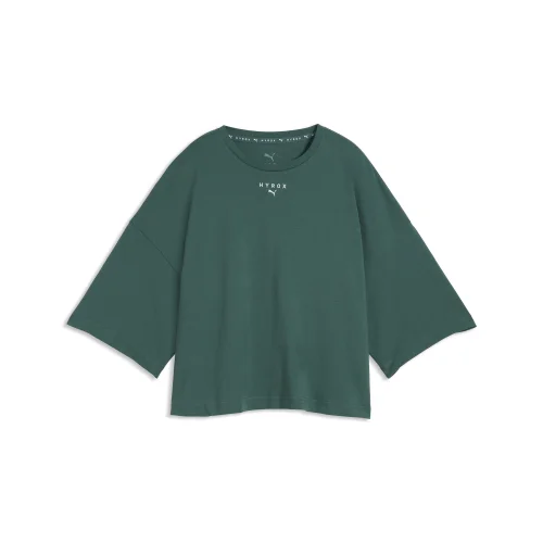 PUMA X HYROX Women's Cropped Lifestyle Tee - Herb Garden