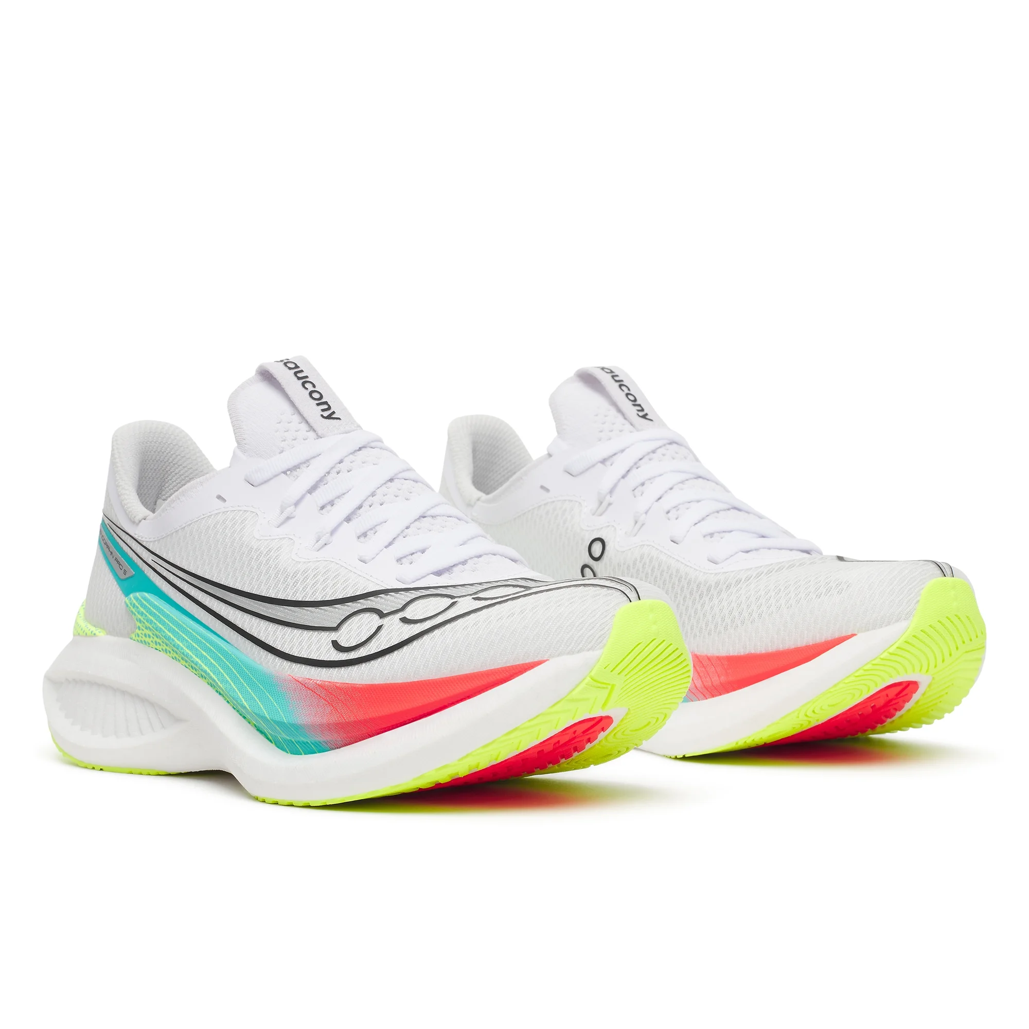 Saucony Women's Endorphin Pro 5 Trainers - White/Multi - UK 4.5 Image 1