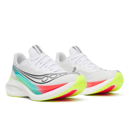 Saucony Women's Endorphin Pro 5 Trainers - White/Multi
