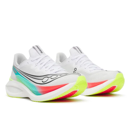 Saucony Women's Endorphin Pro 5 Trainers - White/Multi