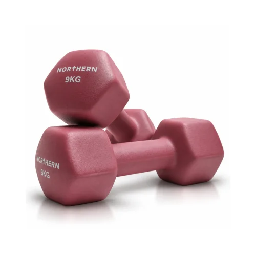 Northern Neoprene Hex Dumbbells – Dusk Pink