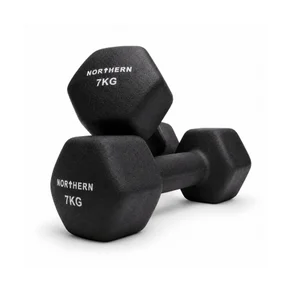 Northern Neoprene Hex Dumbbells - Size 7kg