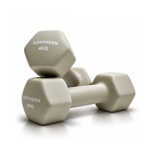 Northern Neoprene Hex Dumbbells – Natural Stone