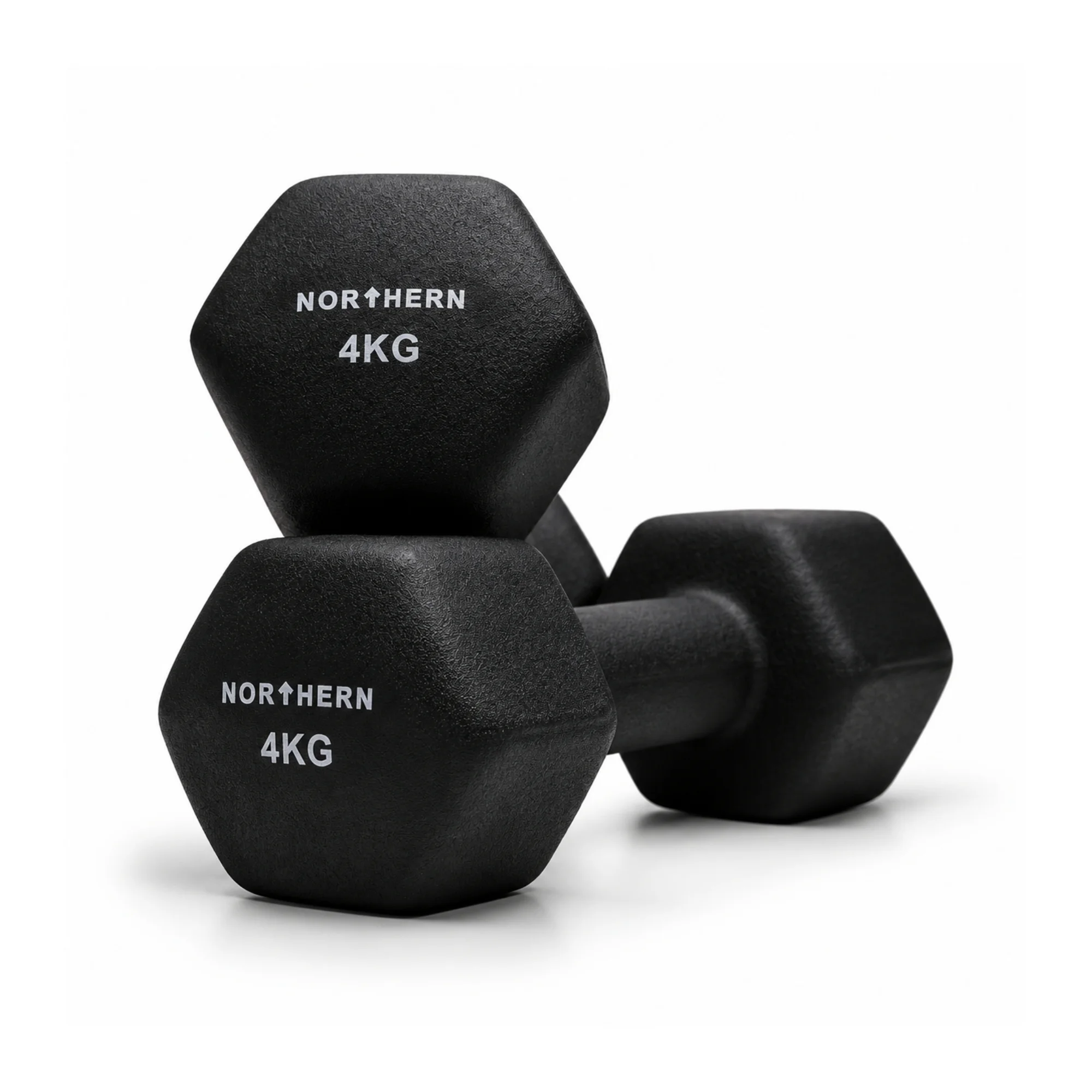 Northern Neoprene Hex Dumbbells - 4kg Image 1