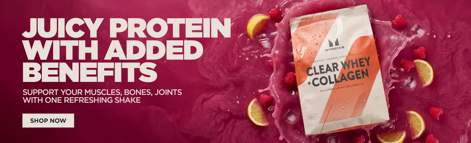 Discover the entire clear protein range