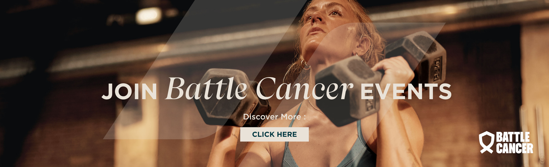 Join Battle Cancer Events. Find out more. Tap Here.