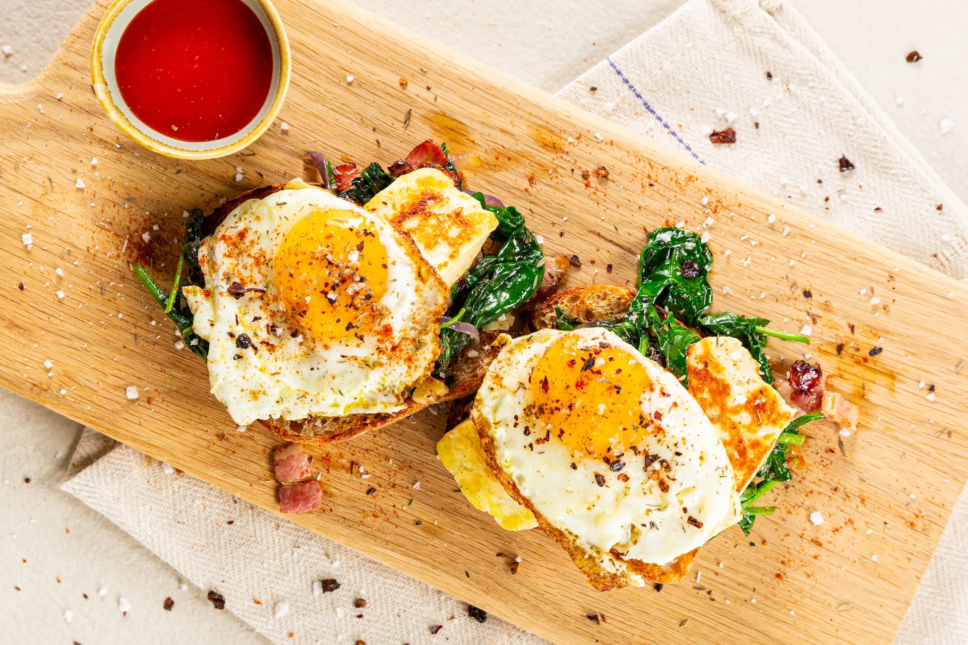 Build your breakfast stack.