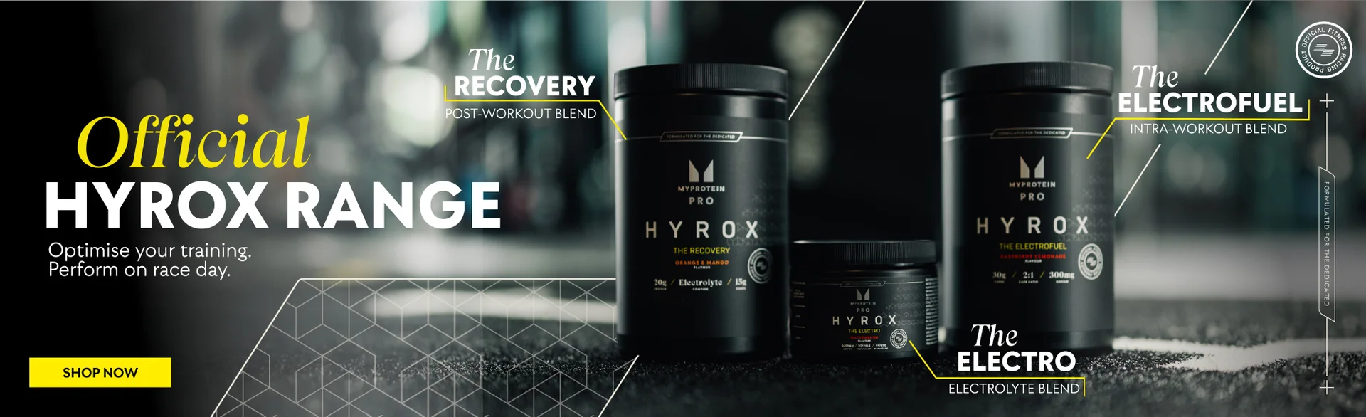 Myprotein x HYROX | Official Nutrition Partner