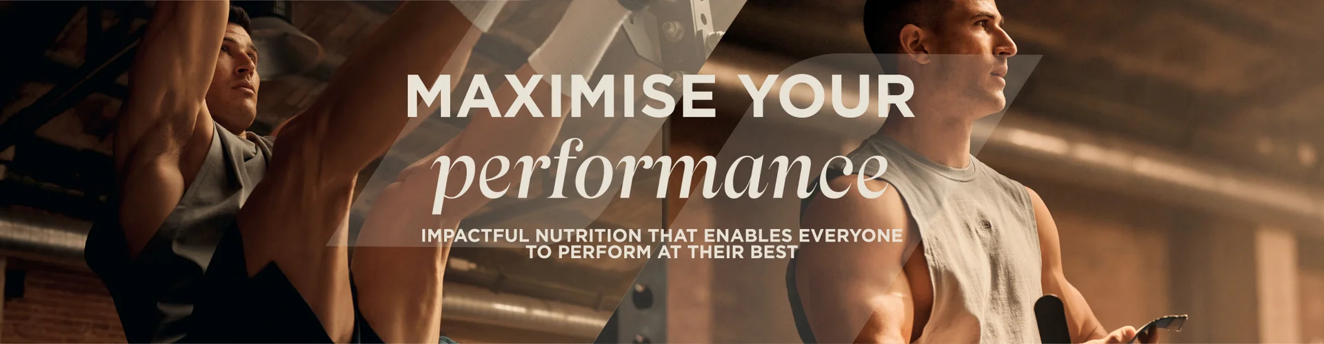 Maximise your performance. Impactful nutrition that enables everyone to perform at their best.