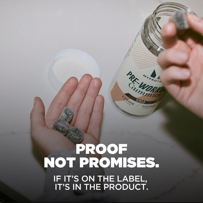 Proof not promises. If it's on the label it's in the product