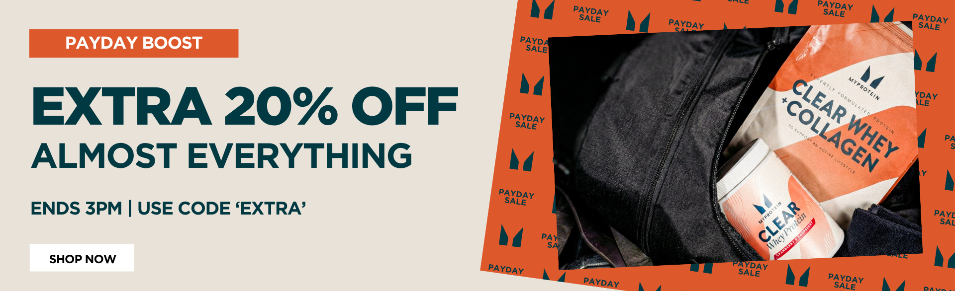 Extra 20% off using code EXTRA at basket