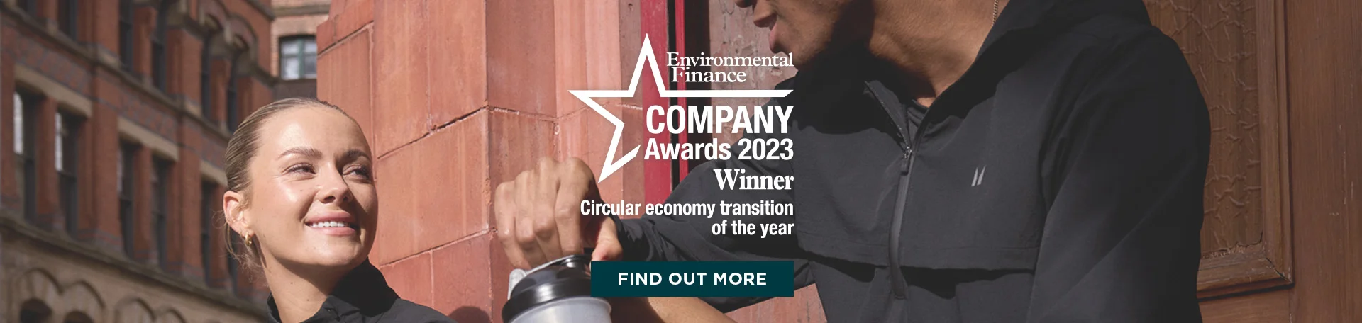 Environmental finance company awards winner 2023 for circular economy transition of the year.