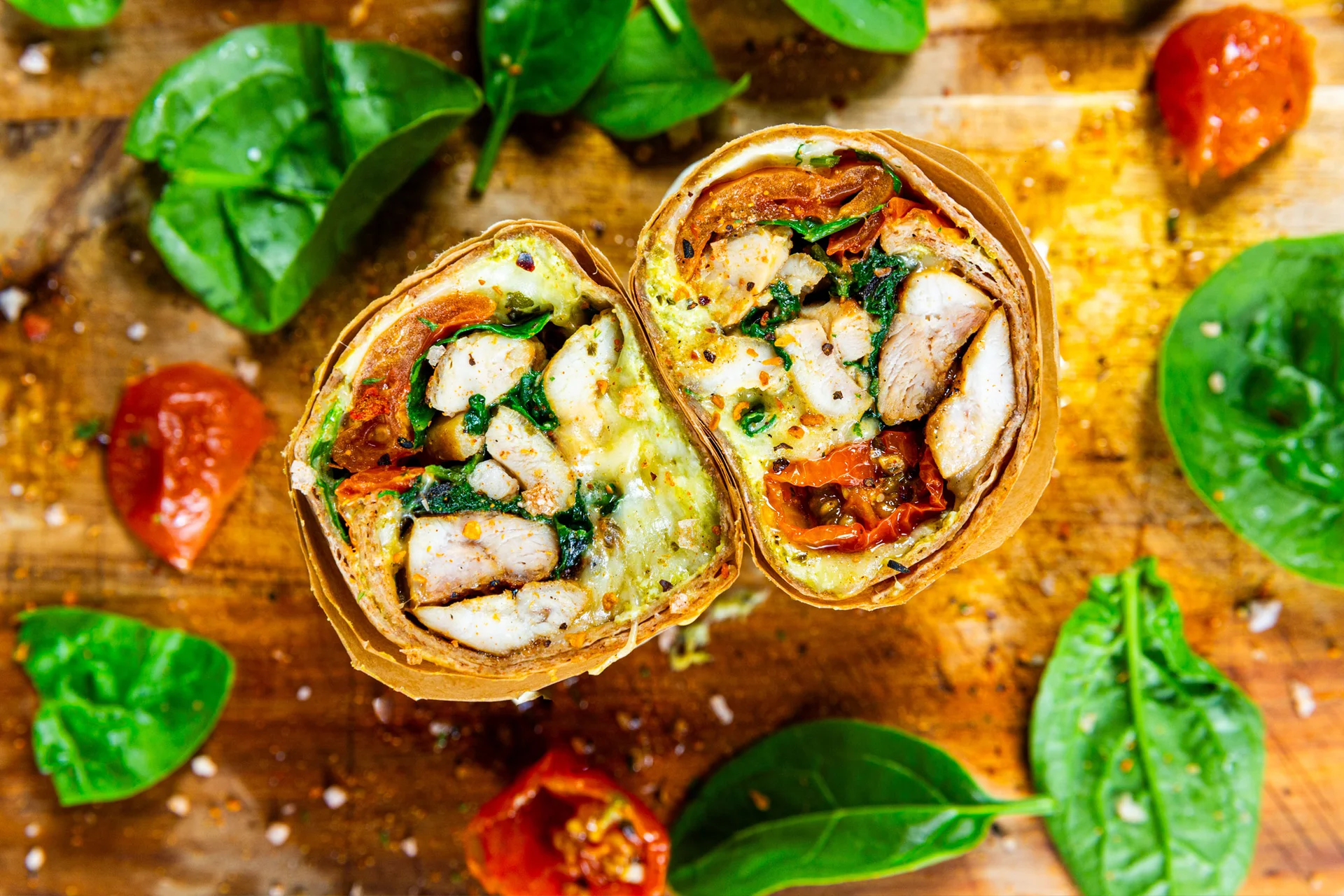 Image of pesto wrap